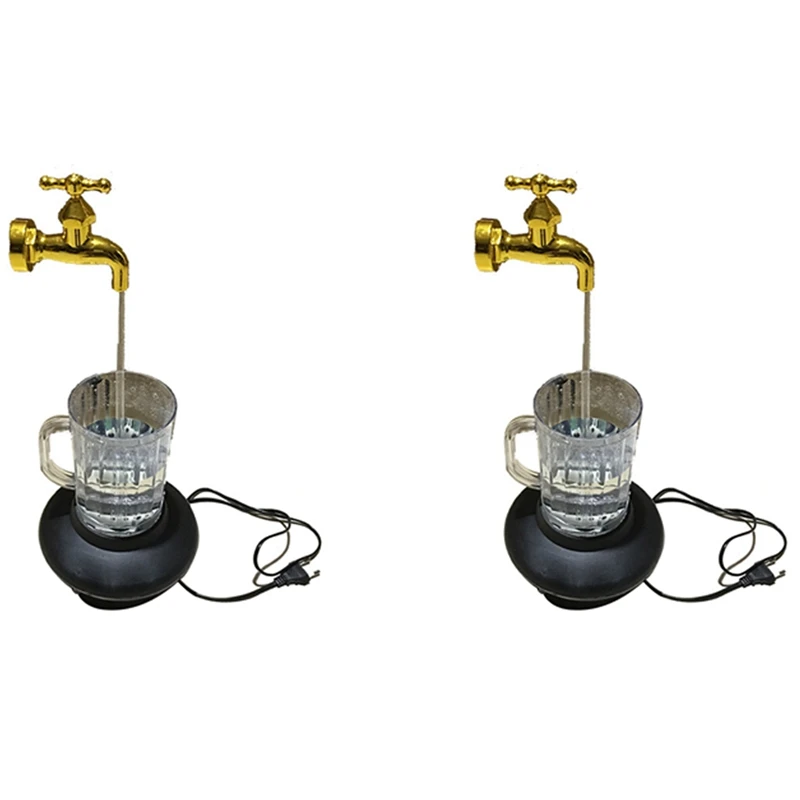 

Кружка-смеситель, меняющая цвет, 2 шт., украшение для дома и офиса, вилка европейского стандарта