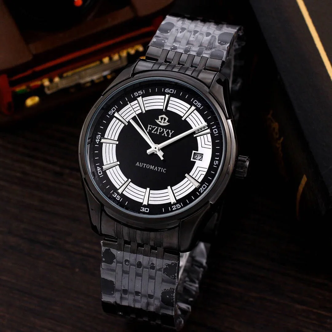 

AAAAA Original Brand Watches For Mens Business Full Stainless Steel Automatic Date Watch Luxury Chronograph Sport Fashion casual