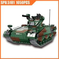 xb06051 1050pcs military ww2 world war ii germany schutzenpanzer marder tank army weapon boy building blocks toy children