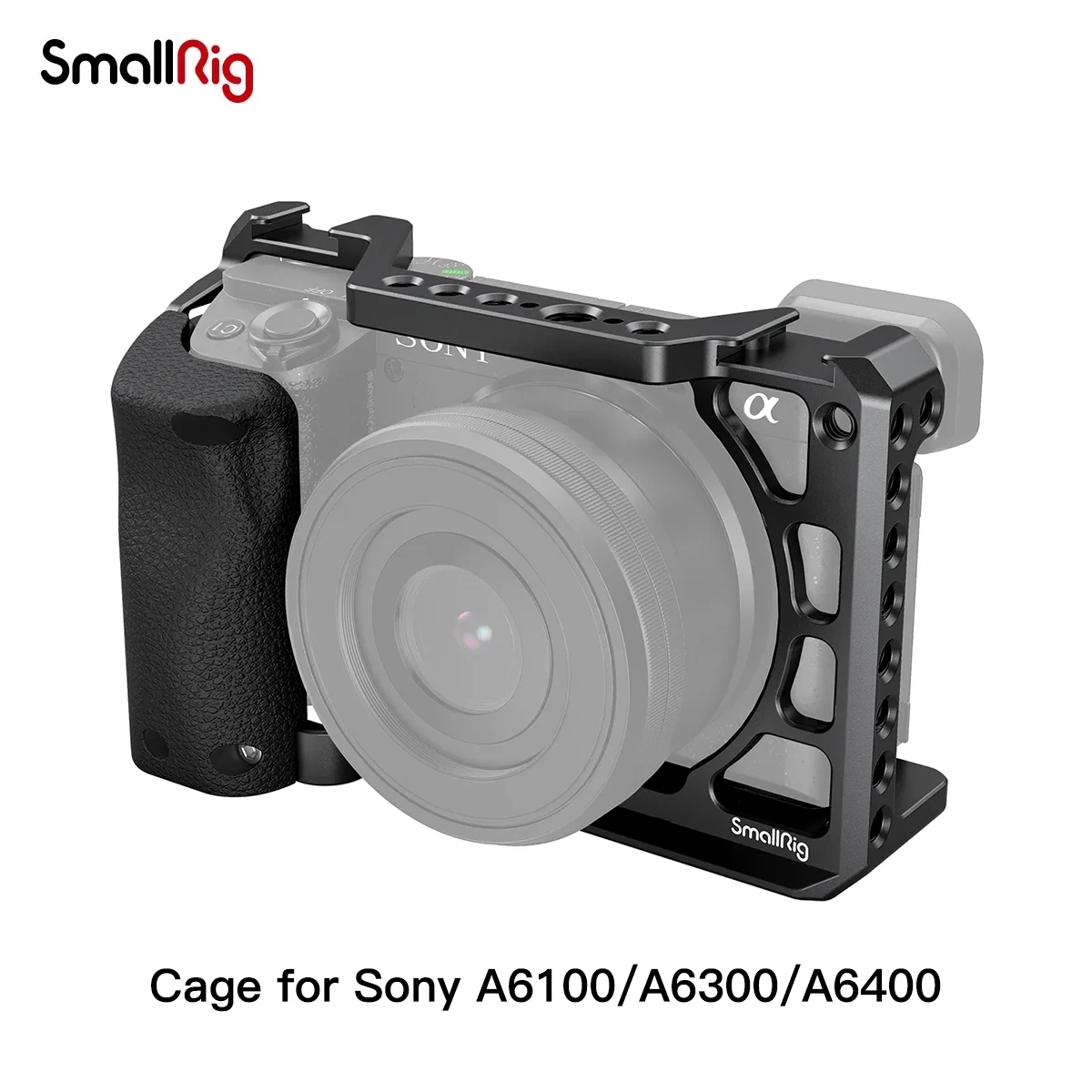 Корпус для камеры SmallRig 3164 с силиконовой ручкой и холодным башмаком Sony a6100 a6300 a6400
