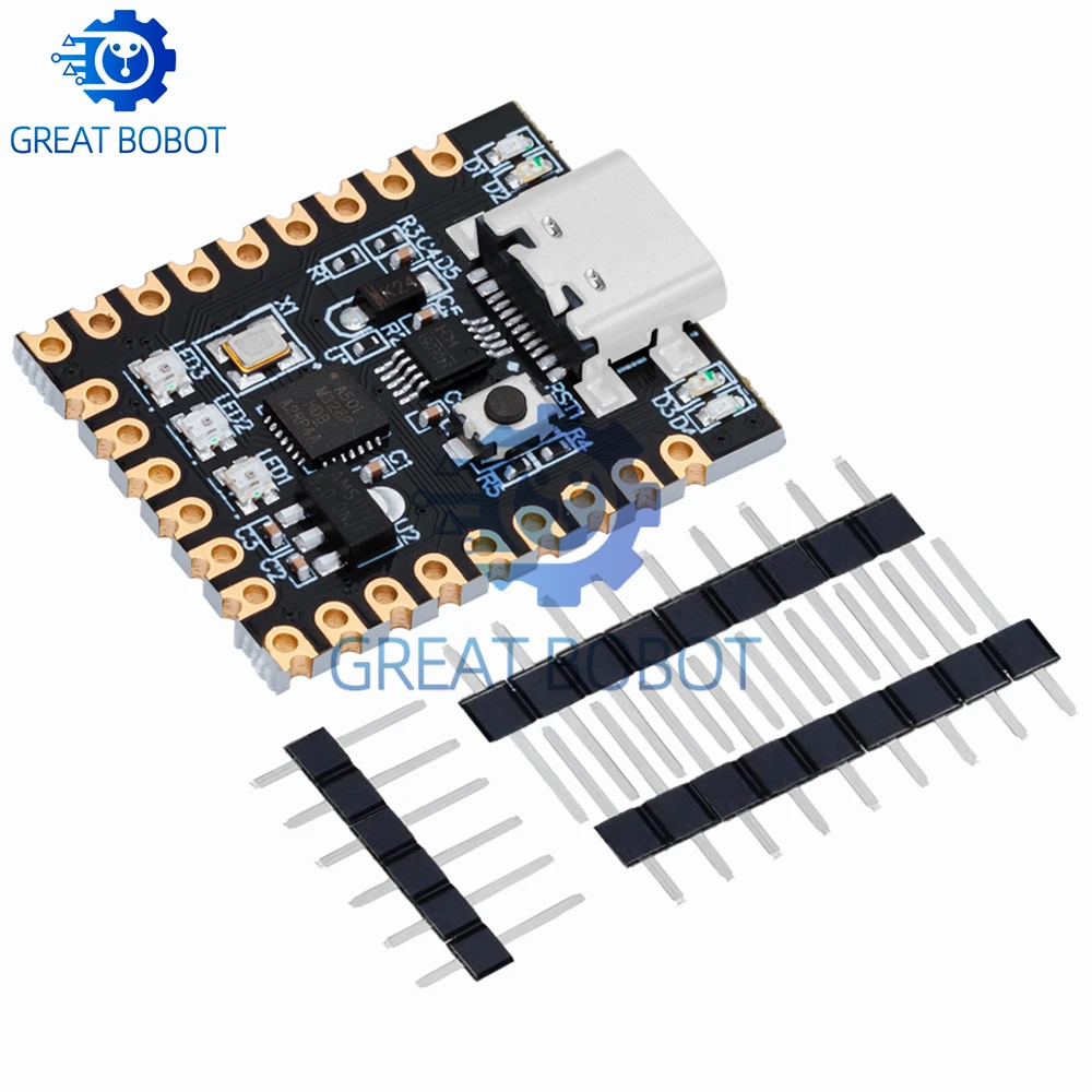 Фото Для Arduino nano mini ultra small typec макетная плата atmega328p чип последовательный порт ch340 №3