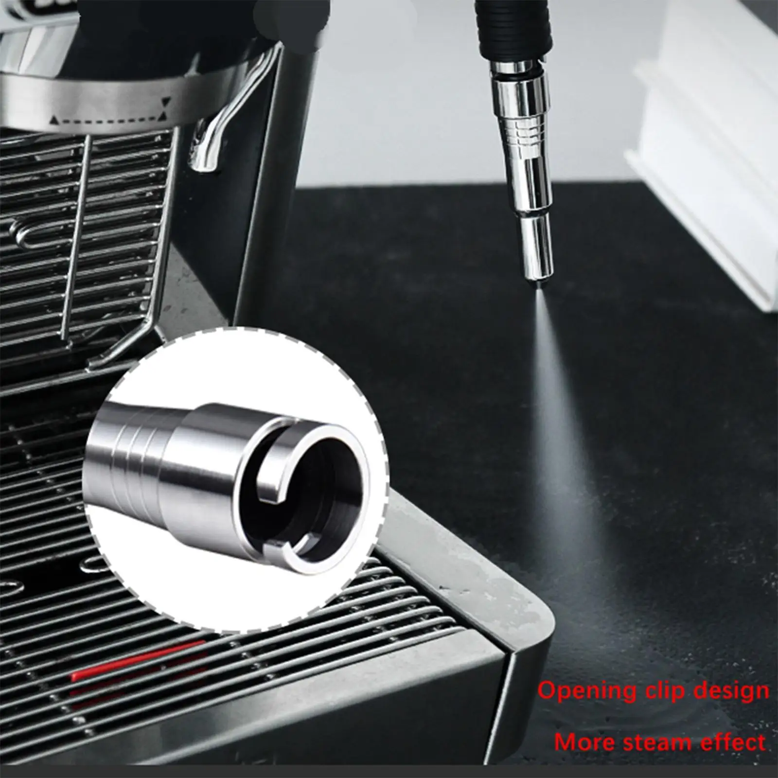 

Coffee Machine Steam Nozzle Milk Foam Tip Washable for Ecp3420 Barista