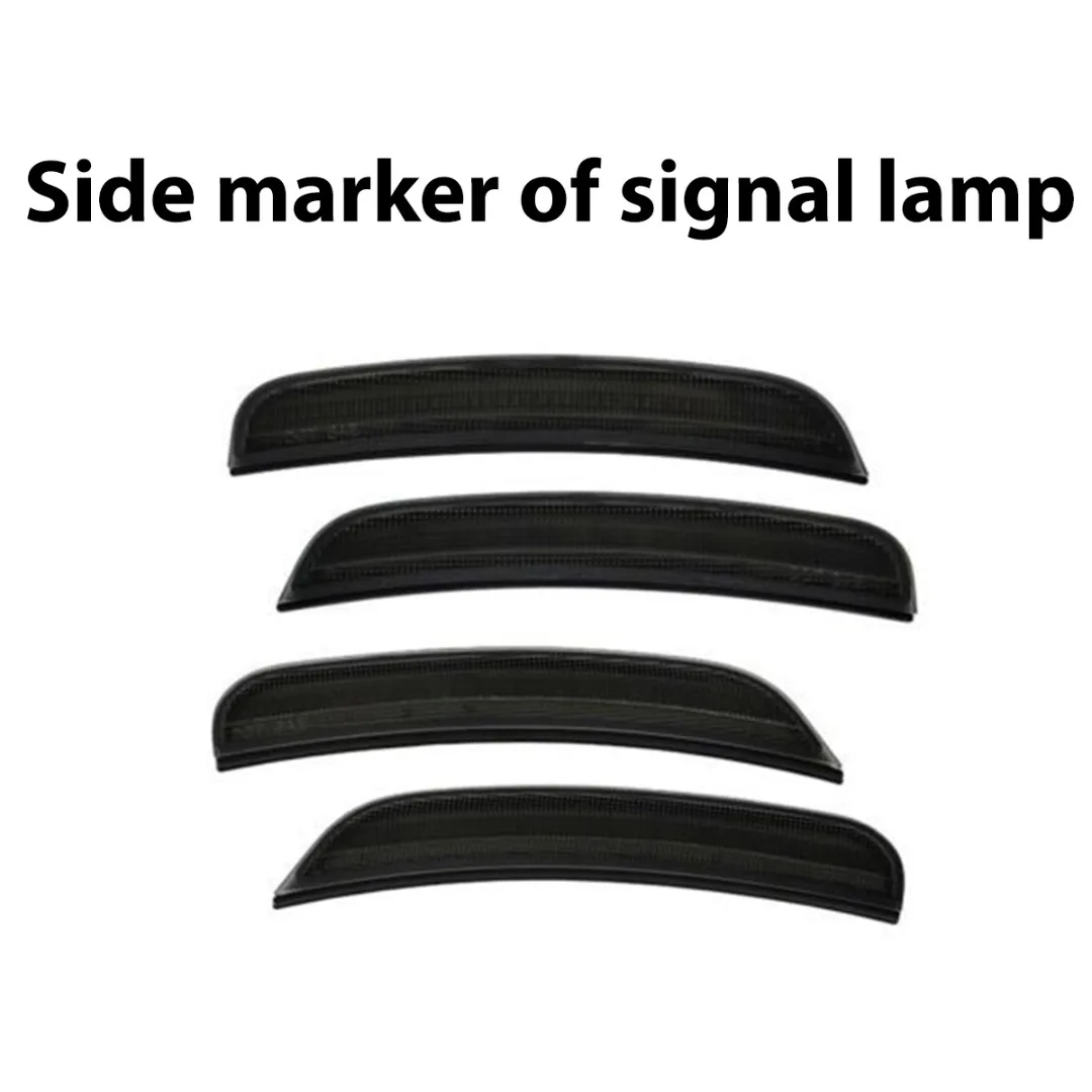 

New 4pcs Car Side Marker Light Super Bright LED Signal Lamp Waterproof Auto Front Rear Bumper Exterior Lights
