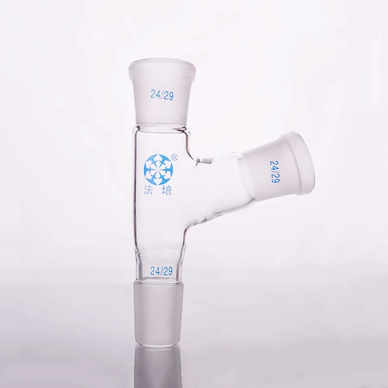 

Приемная трубка FAPE 75 градусов, с боковой трубкой, 24/29, Приемная трубка стандартная заземленная горловина, Боросиликатное стекло