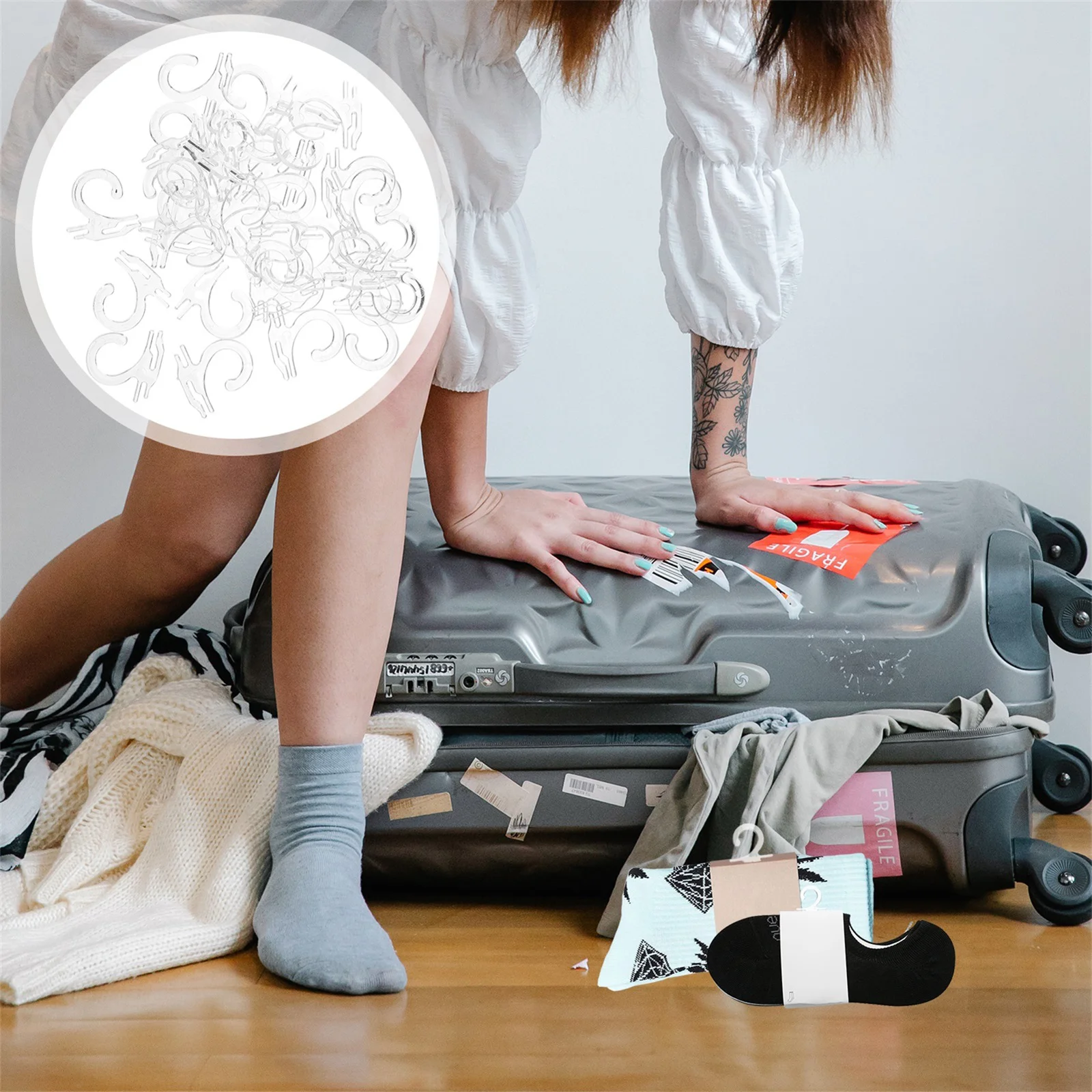 Розничный список крючков крючки вешалки пластиковая упаковка для носков