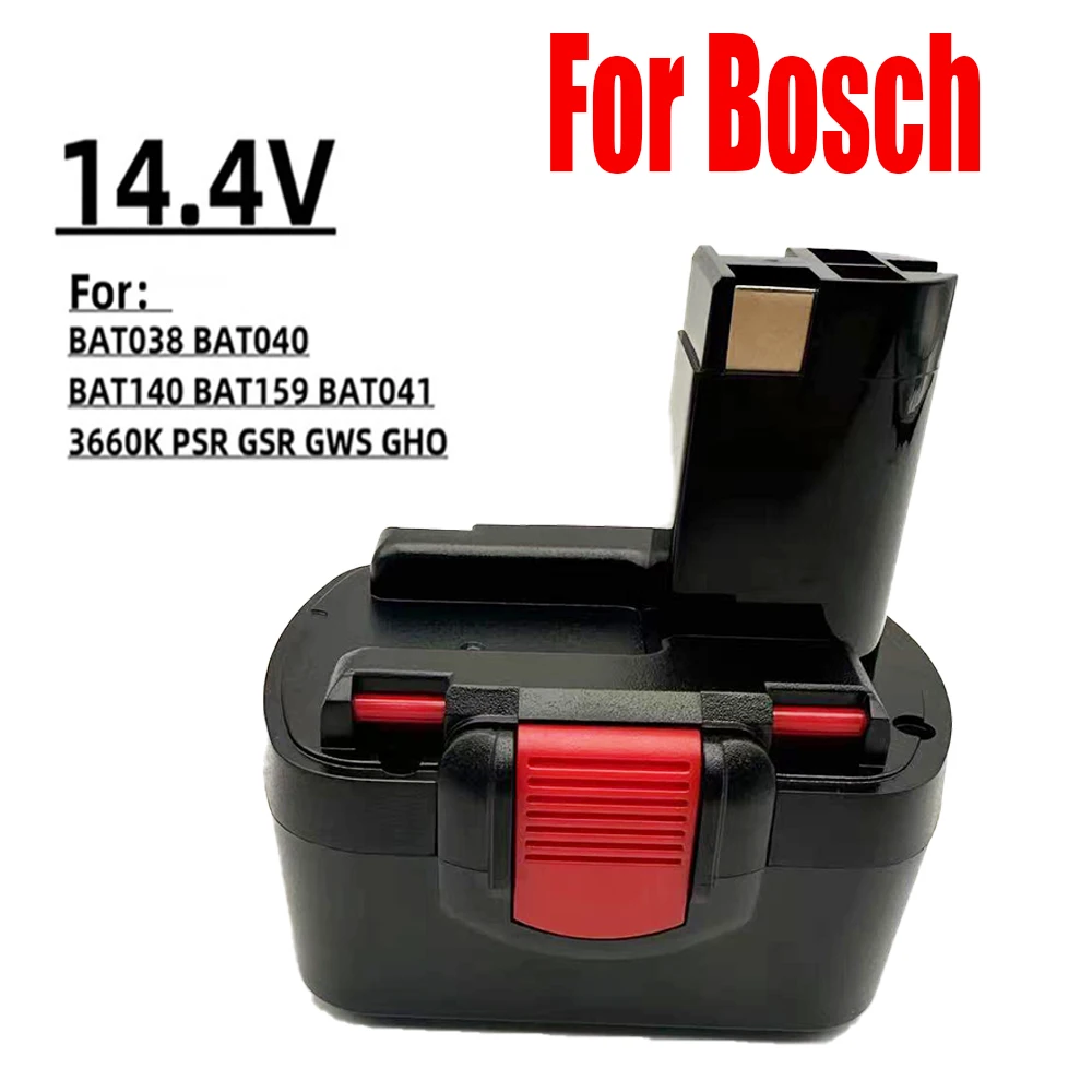 Фото  Для Bosch    Аккумулятор для электроинструмента BAT038BAT040BAT140, PSR 14.4VE-2GSR 14.4V GDS35614BAT041, 14.4В, 12800мАч, Ni-Cd №1