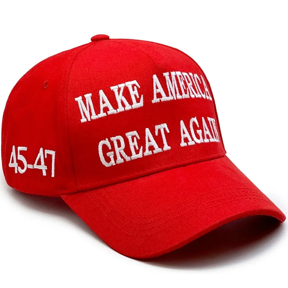 Красная шляпа MAGA Donald Trump 2024 бейсболка с флагом США дальнобойщика MAKE AMERICA GREAT AGAIN