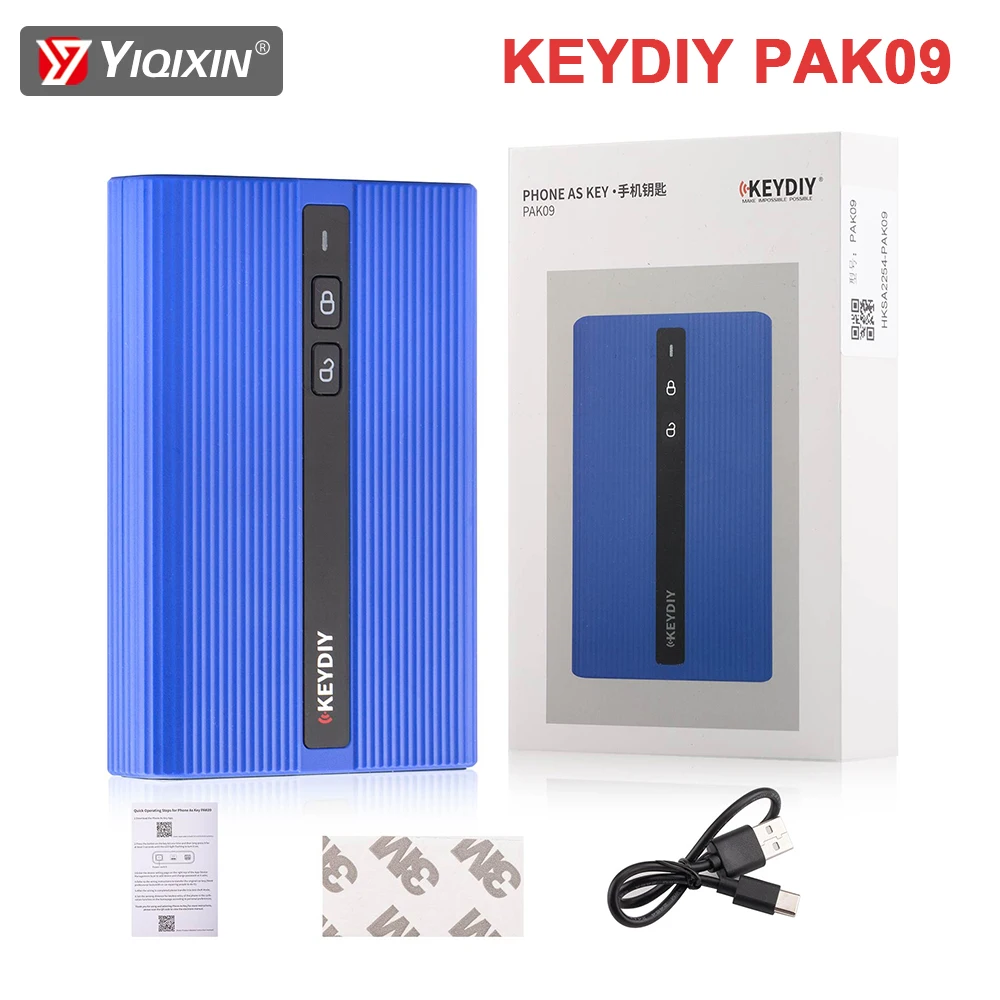 

KEYDIY PAK09 — Ключ В Форме Телефона С Дистанционным Управлением, Bluetooth-адаптер Для Доступа Без Ключа