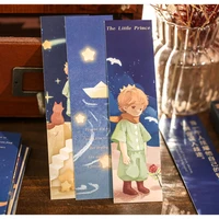 30pcslot the rose and little prince series slim paper bookmarks set 40mm150mm