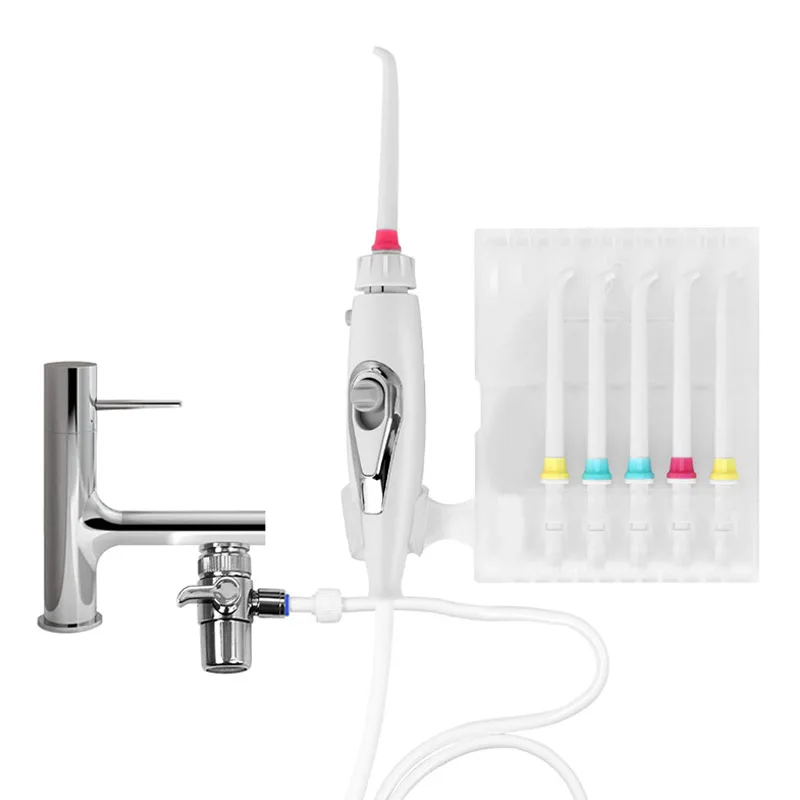 

Nicesmile X1 Dental Water Flosser Fauect Irrigator 6 Nozzles Home Teeth Cleaner For Family Use