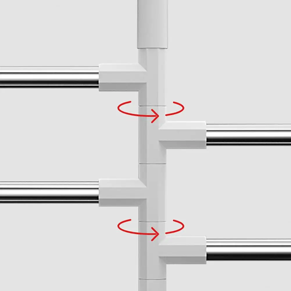 

Convenient Bathroom Holder Multi-bar Anti-rust Multi-Arm Bathroom Swing Towel Hanger Towel Holder Towel Rack