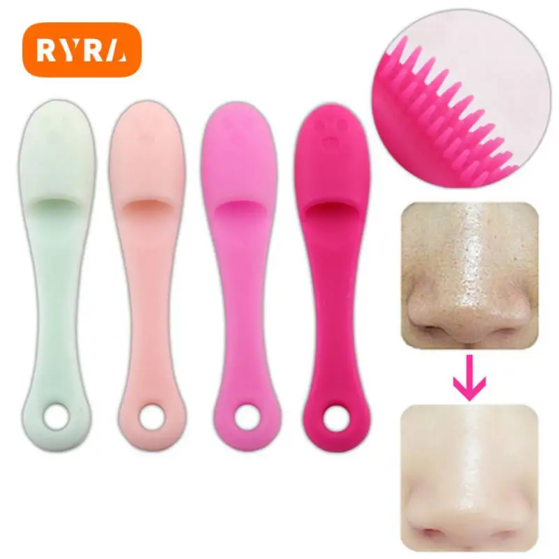 

1PC Soft Silicone Facial Cleaning Brush Skin Care Tool Massager Blackhead Remover Exfoliating Pore Cleaner Face Care Dropship
