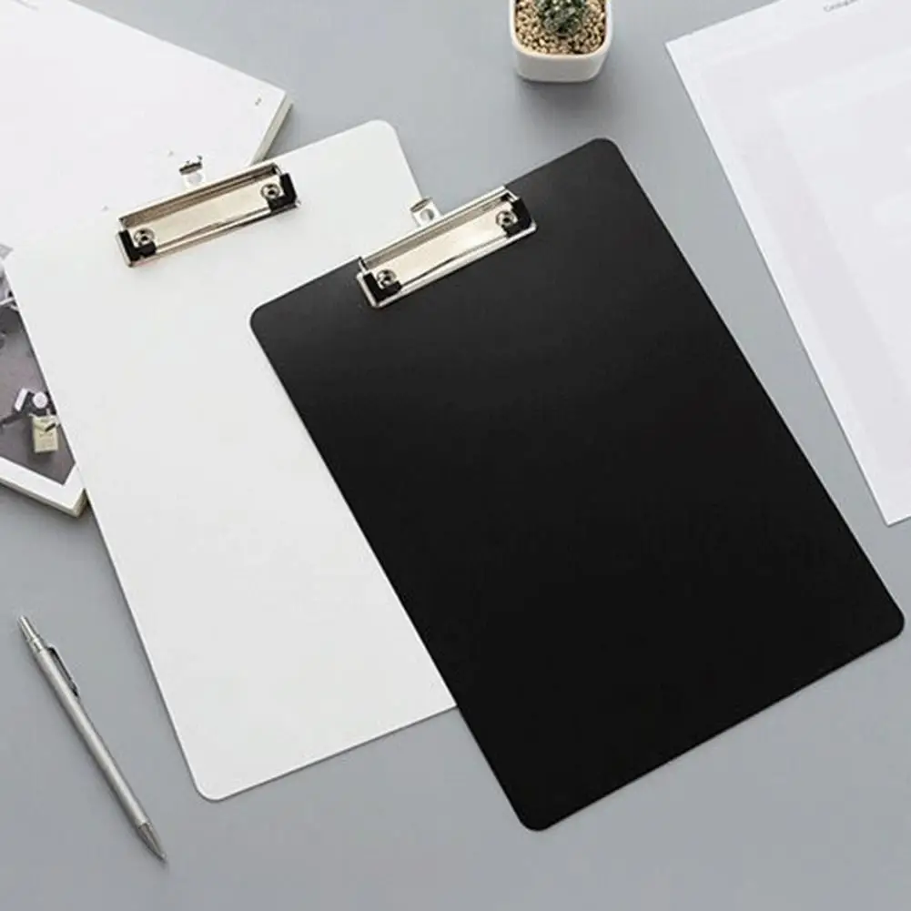 

File Folder Simple Office Supplies Widely Used A4 A5 A6 File Folder Writing Splint for Daily Work Clipboard Clip Writing Pad