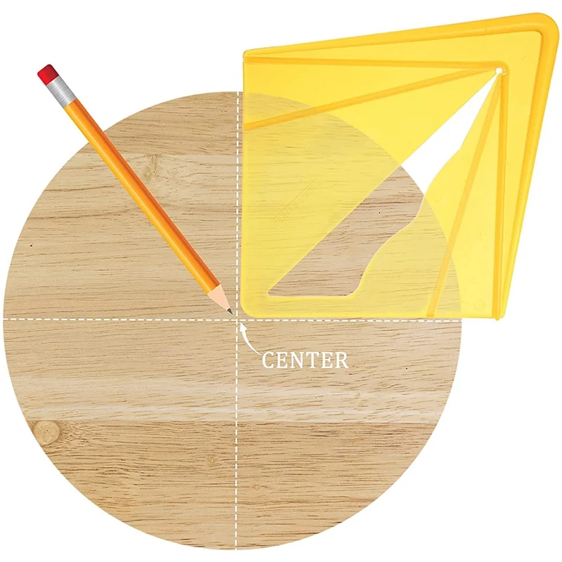 Инструмент для поиска центра 2 штуки из пластика для деревообработки для деревообработчиков и столяров.