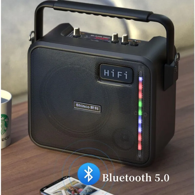 

Outdoor Karaoke Portable Subwoofer High-volume Wireless Bluetooth Party Speakers 150W High-power Home Singing With Microphone