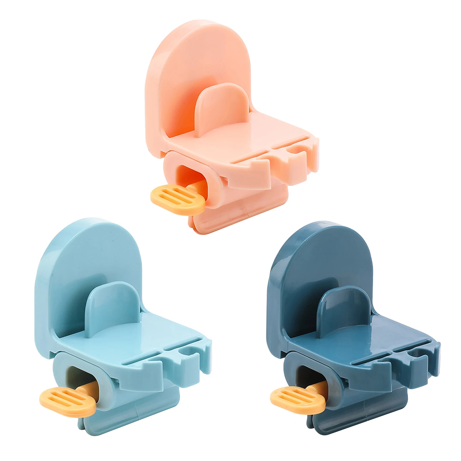 

Toothbrush Holder Cup Set 3-in-1 Cup Holder And Rolling Tube Toothpaste Squeezer Punch Free Wall-mounted Toothbrush Organizer