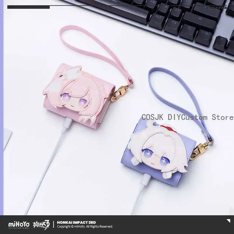 Фото Оригинальный MiHoYo Honkai Impact 3rd Elysia Kiana Kaslana, чехол для наушников для косплея, сумка, милая игра, аниме-подвеска, подарок на Хэллоуин №1