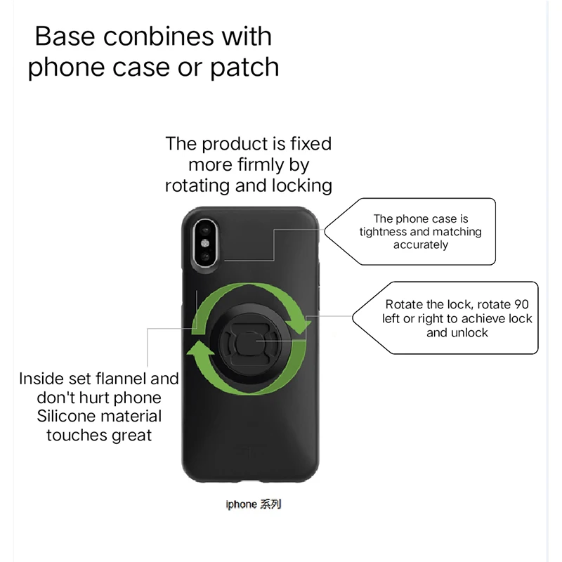 Cena Szybka Obudowa Telefony Komórkowe Dla Iphone 12 Pro Max Case Clip Rower Motocykl Inteligentny Telefon MTB Uchwyt Jeździecki MTB Jazda