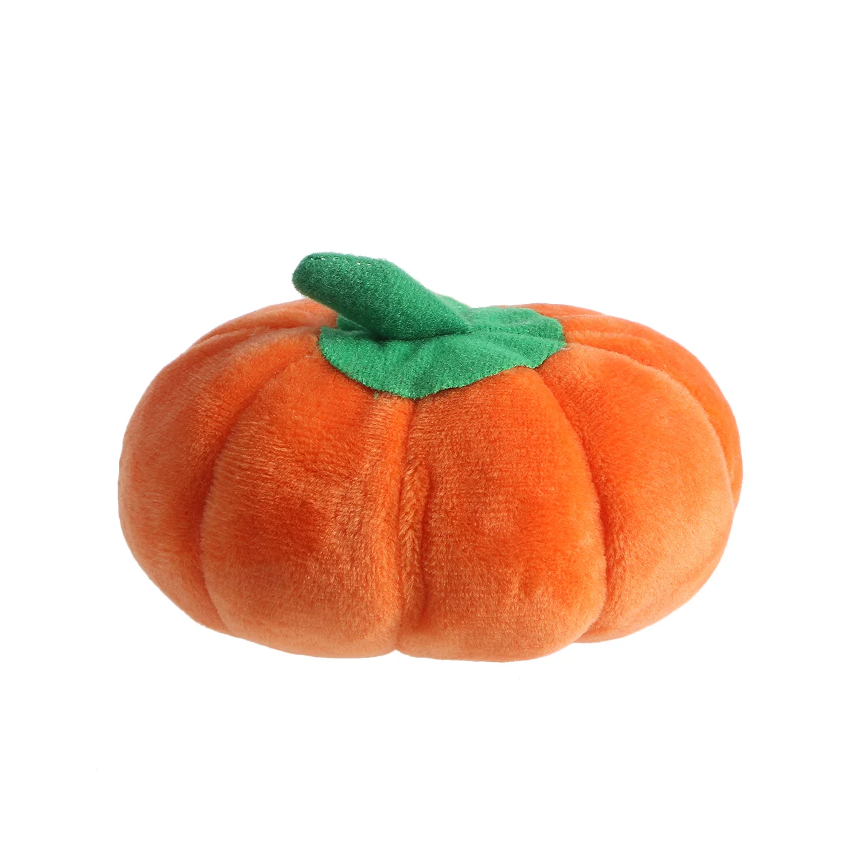 

1 PC Plush Pumpkin Shaped Interactive Orange Squeaky Chew for Kitten Cat Puppy