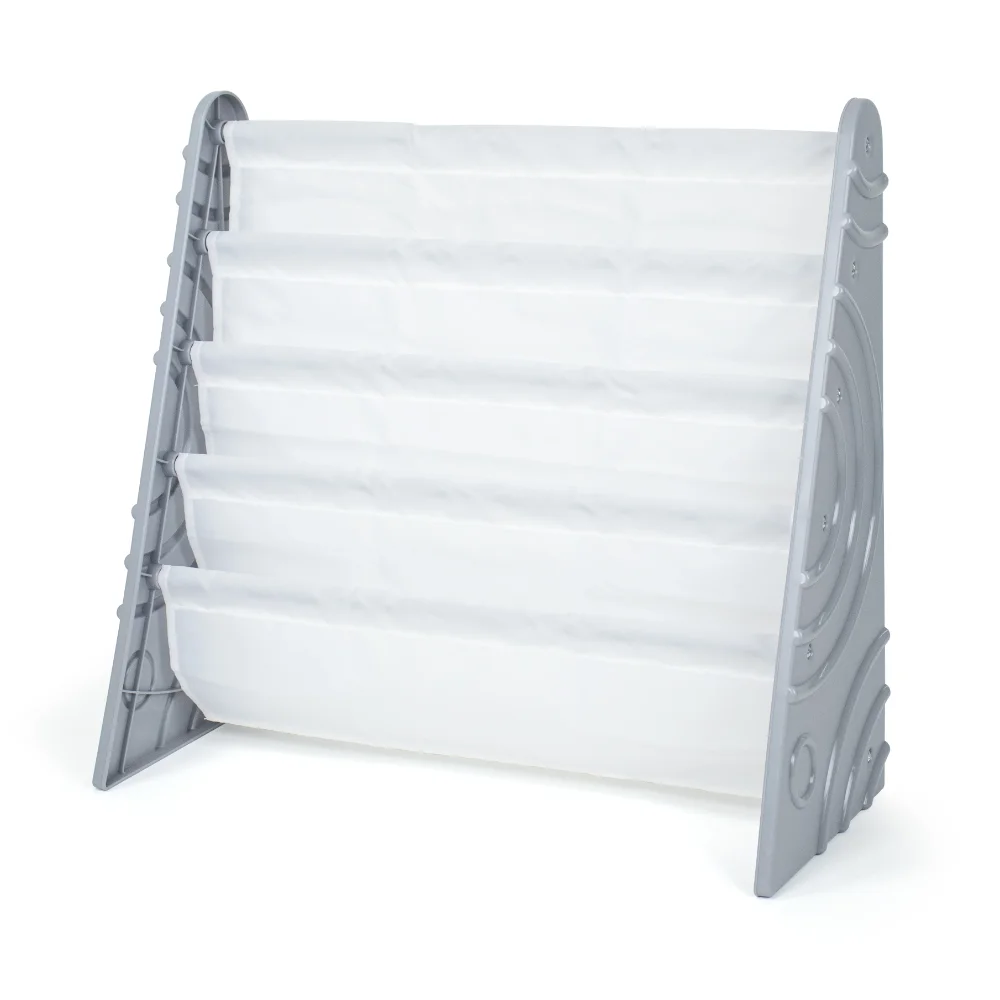 

Saturn Grey Kids Bookshelf 4 Tier Book Organizer