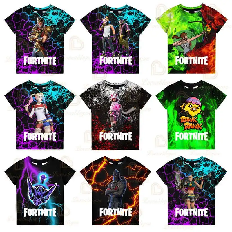 

Fortnite Shoot Hero Victory Children Kids T-shirt Battle Royale 3d Tshirt Boys Girls Tops T-shirt Teen Clothes