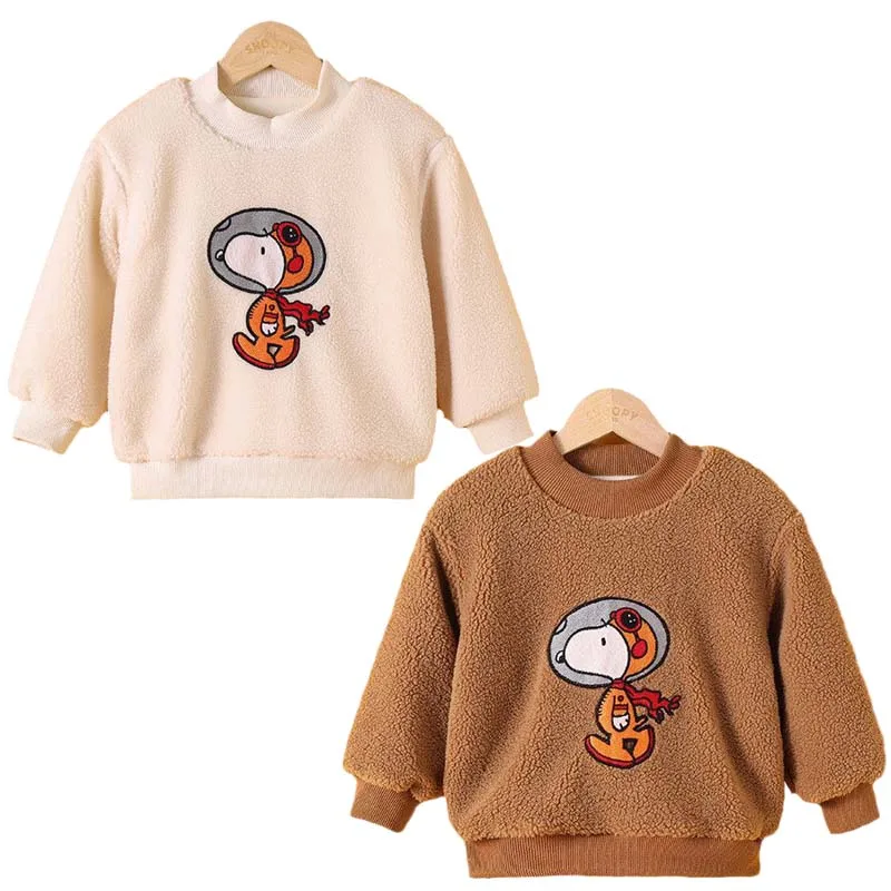 

Детский пуловер с длинным рукавом, с мультяшным принтом