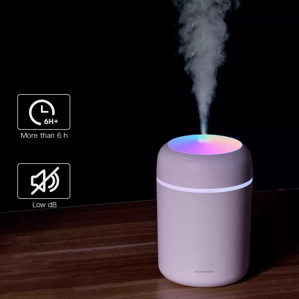

Новинка 2023, портативный ультразвуковой аромадиффузор с цветной чашкой и USB, генератор холодного тумана, увлажнитель воздуха, очиститель с п...