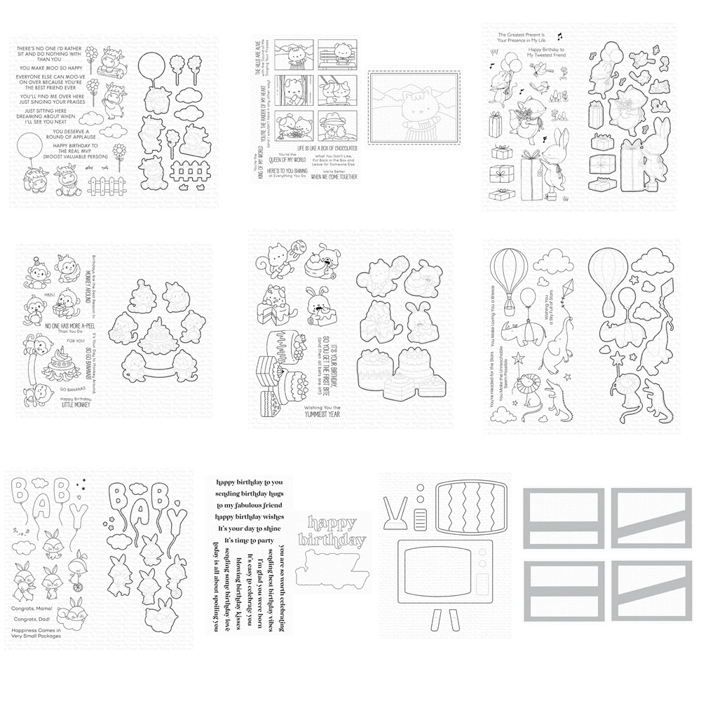 Новинка 2024 символ &quotДружба с днем рождения&quot лучший подарок вырубные штампы