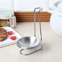 vertical spoon rest stainless steel ladle spoon strainer scoop holder cooking utensils bracket home kitchen tool