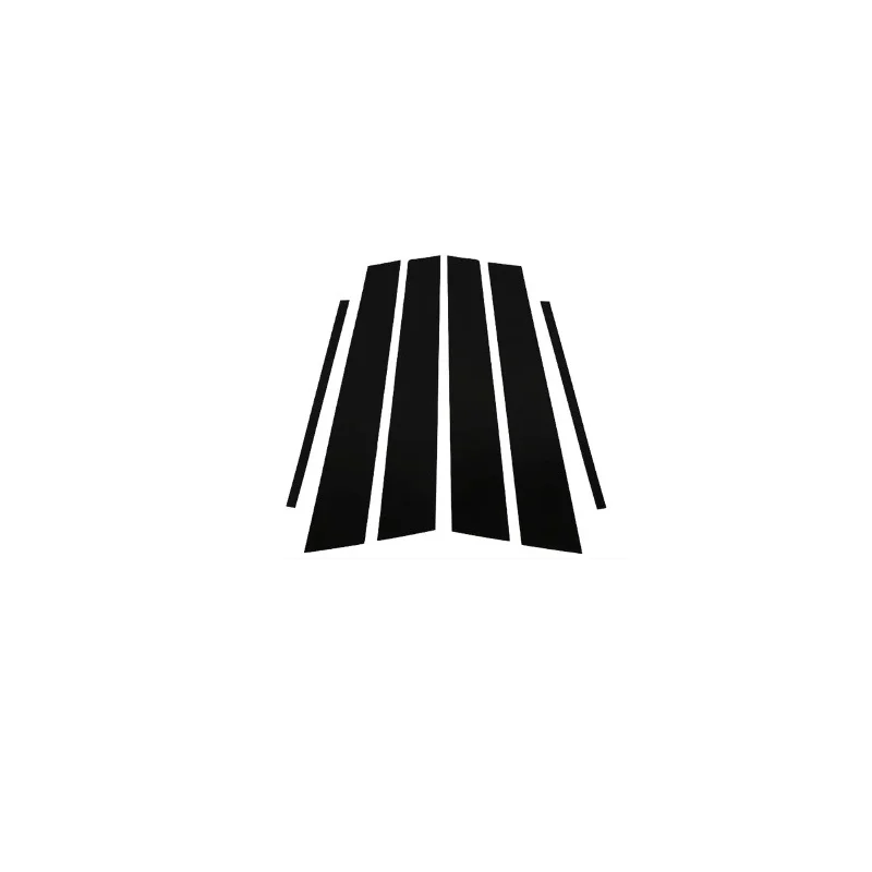 

Накладка на окно автомобиля для Peugeot 308 T9 MK2 2014 ~ 2021 2015 2016 2018, черные молдинги на стойки, наклейки, наклейки, автоаксессуары