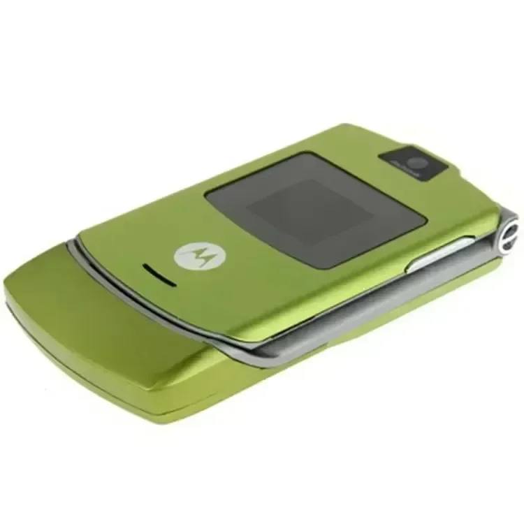 Фото Восстановленный 90% новый Motorola RAZR V3, оригинальный разблокированный синий чехол, Bluetooth-телефон GSM 850/900/1800/1900, хорошее качество, хорошо №5