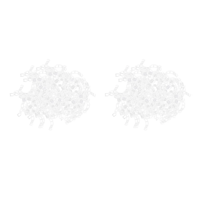 

300Pcs Durable 25Mm Plastic Plant Support Clips For Types Plants Hanging Vine Garden Vegetables Garden Ornament