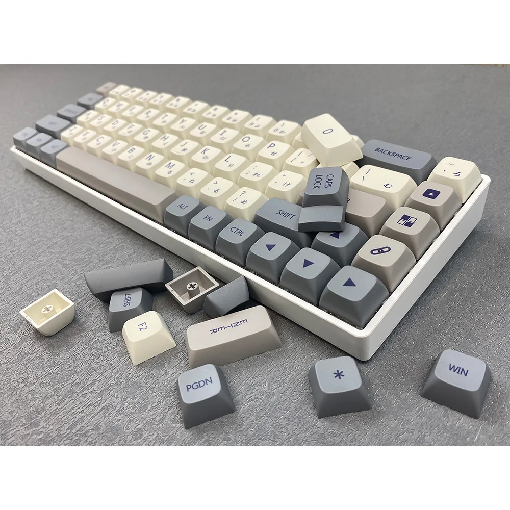 

Набор колпачков для клавиатуры XDA, многоязычная механическая клавиатура с сублимационной печатью, для переключателей Cherry MX