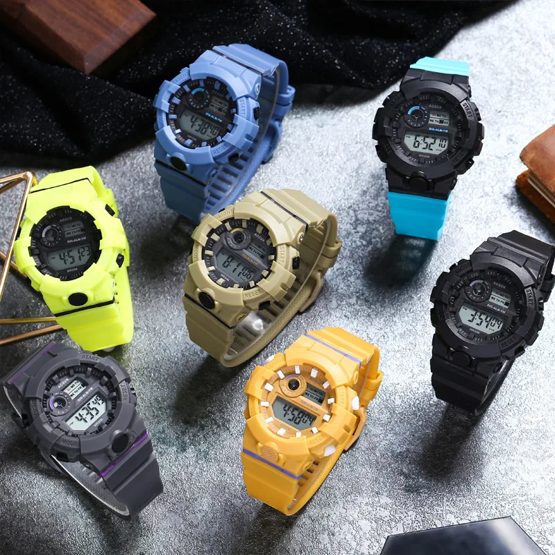 Watch male student sports fall proof electronic watch