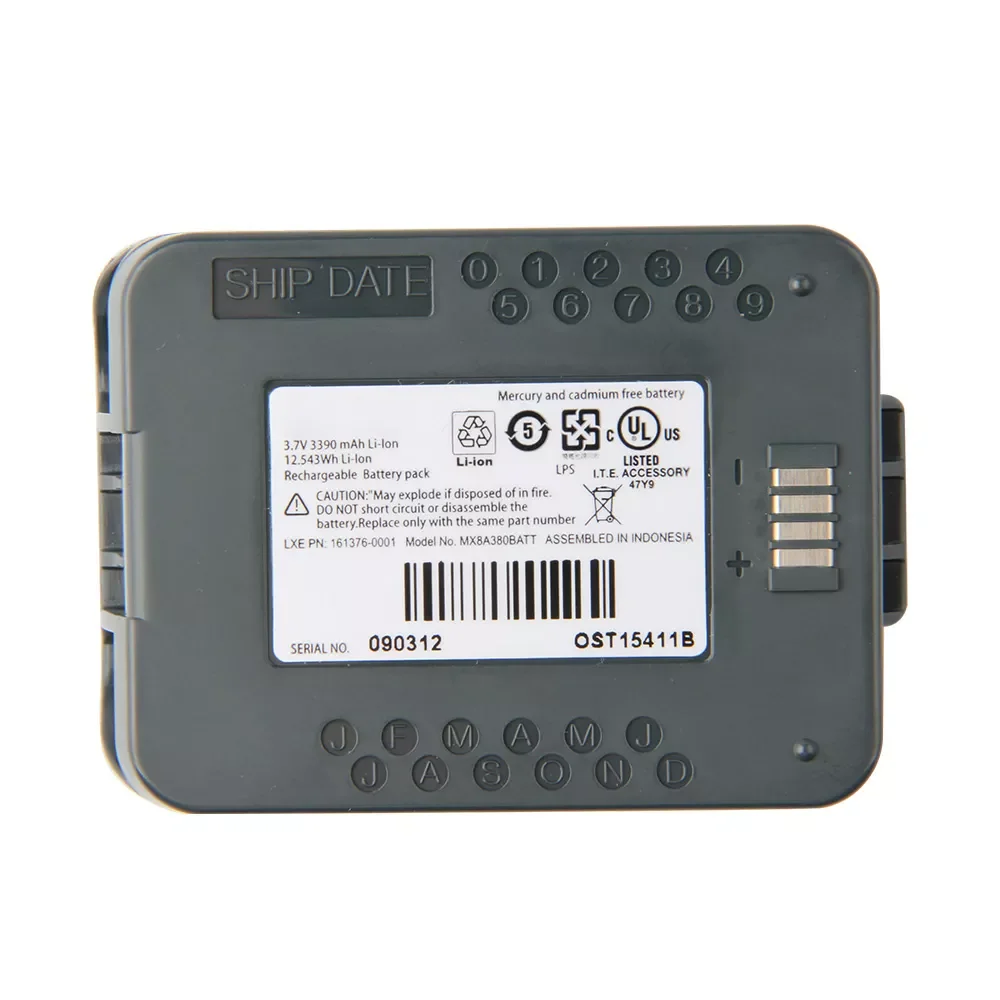 

2023 новый оригинальный запасной аккумулятор для Honeywell LXE MX8 161376-0001 оригинальный аккумулятор 3390 мАч