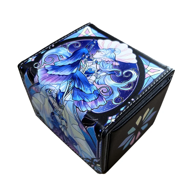 Новый Yu-Gi-Oh сделанный своими руками! Коробка для хранения карт Tearlaments Scheiren Ptcg Opcg Ws