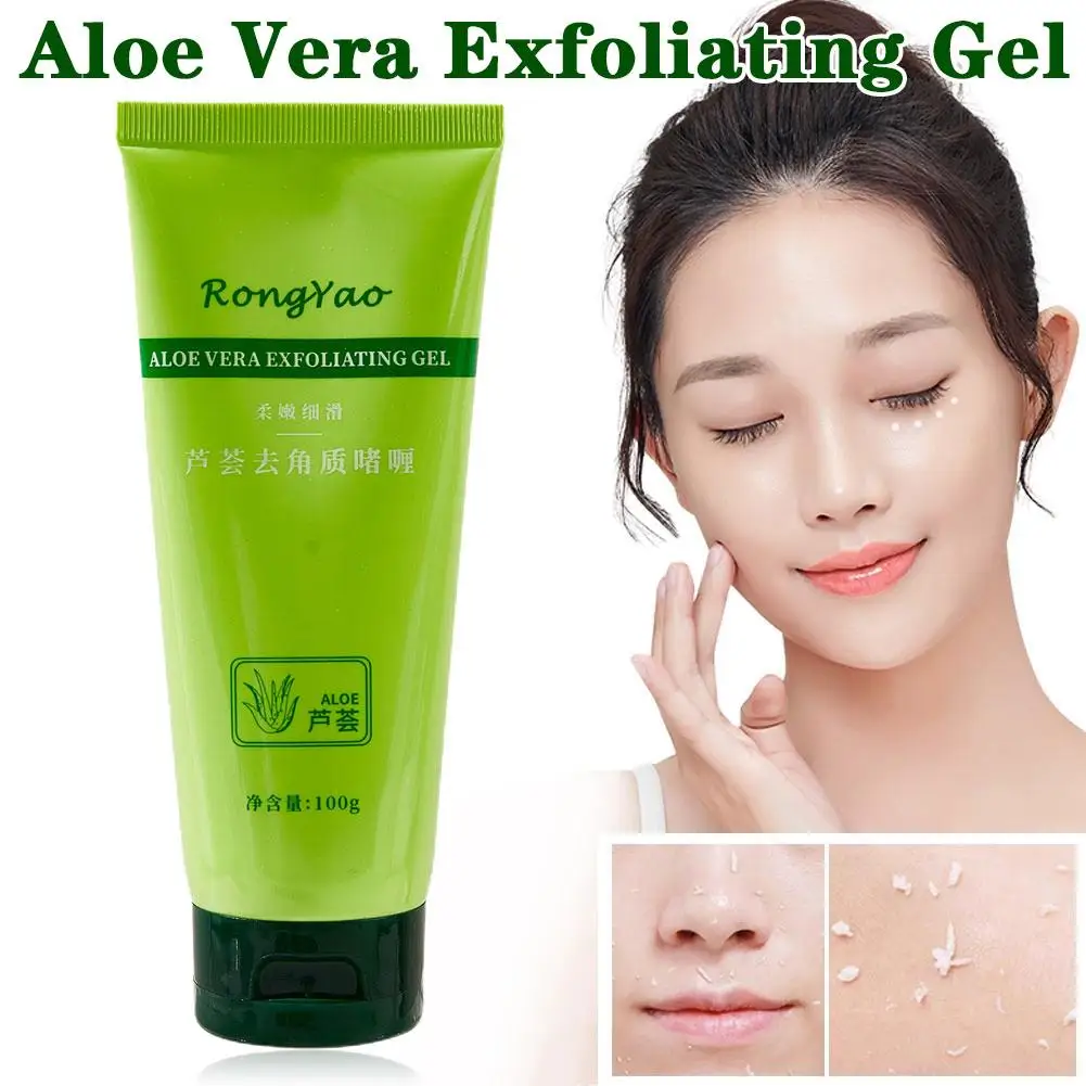 

Aloe Vera Exfoliating Gel Peeling Whitening Moisturizing Emulsione Skin Improve Skin Repair Sunscreen Care Care Blackheads U0F6