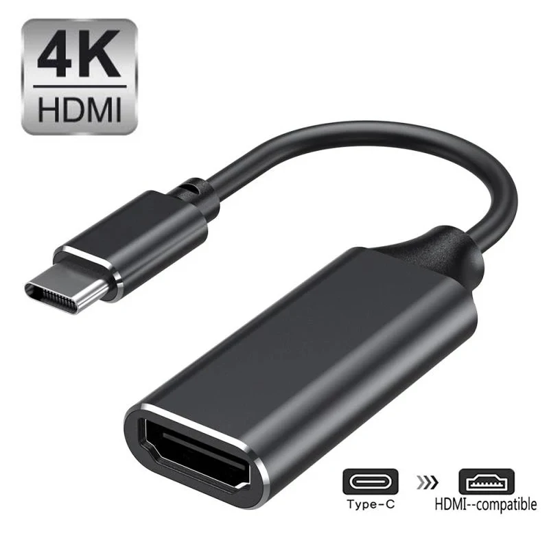 USB C to HDMI Adapter Cable 4K 60Hz Type C to HDMI Cable For MacBook Pro Air iPad Pro Samsung Galaxy S21 S20 USB-C HDMI Adapter