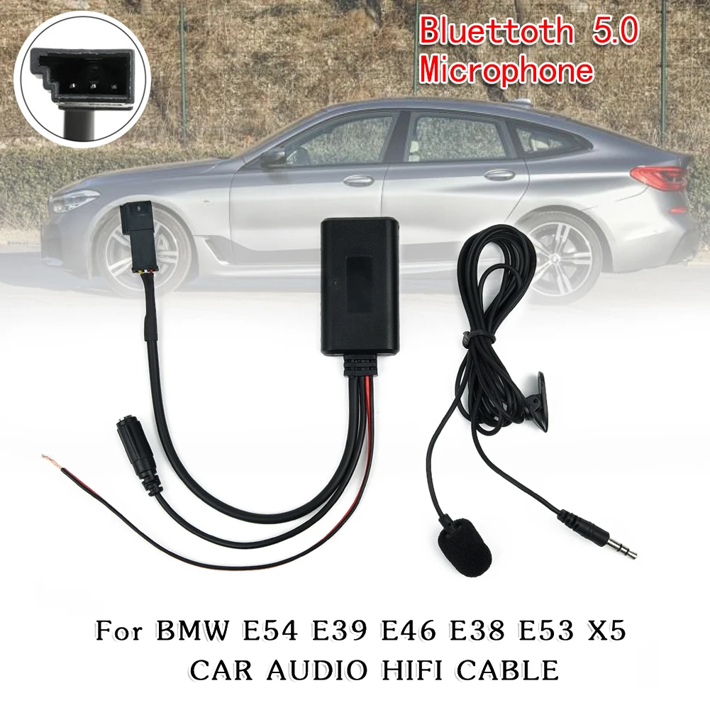 

Запчасти Bluetooth-адаптер Аудиокабель Автомобильный E16751 Для BMW E54 E39 E46 E38 E53 HIFI Микрофон ABS Прочный Портативный