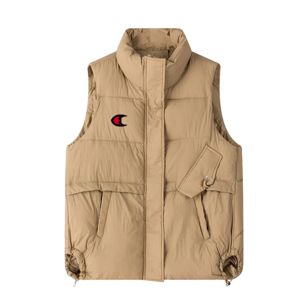 Распродажа милый пуховик с капюшоном жилет женский осенне-зимний свободный