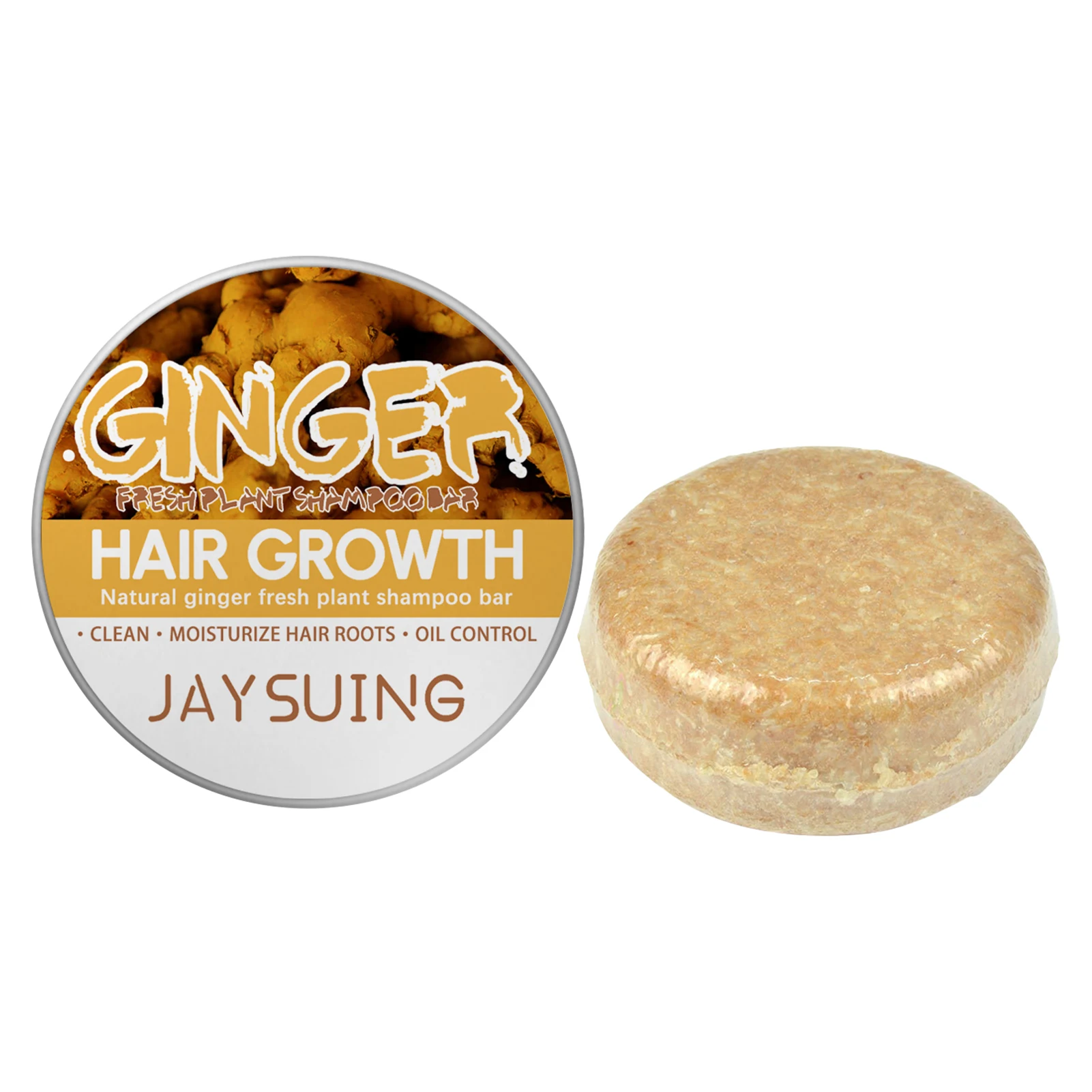 

HEALLOR Ginger Shampoo Soap Shampoo Bar For Hair Solid Shampoo Soap For Dry Damaged Hair And Promotes Healthy Hair Growth