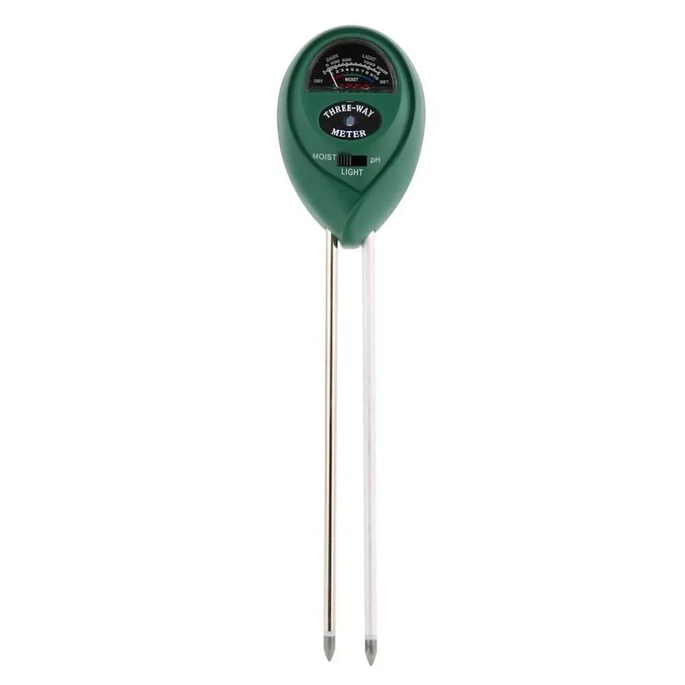 

Tester Point Display 3 In 1 PH Meter Moisture Humidity Sunlight Tester Monitor For Agriculture Plants Flowers