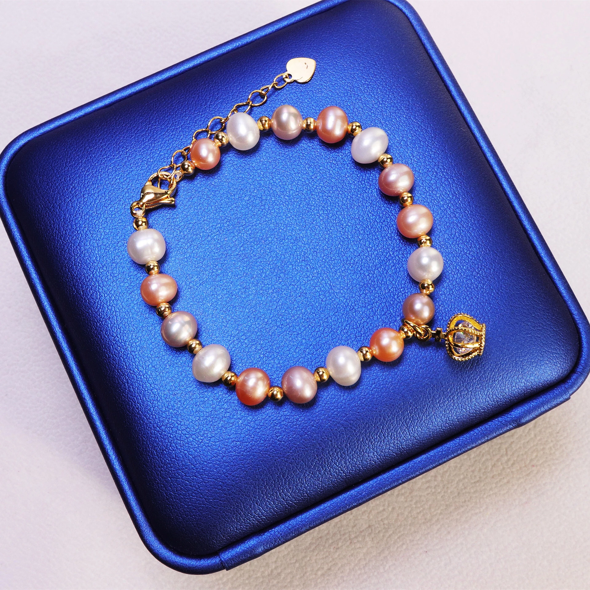 

Браслет женский из натурального жемчуга 6-7 мм, 10 шт./лот