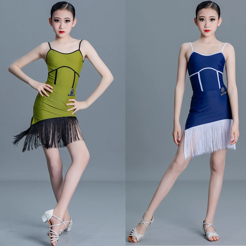 

Платье для латиноамериканских танцев, без рукавов, зеленое, синее