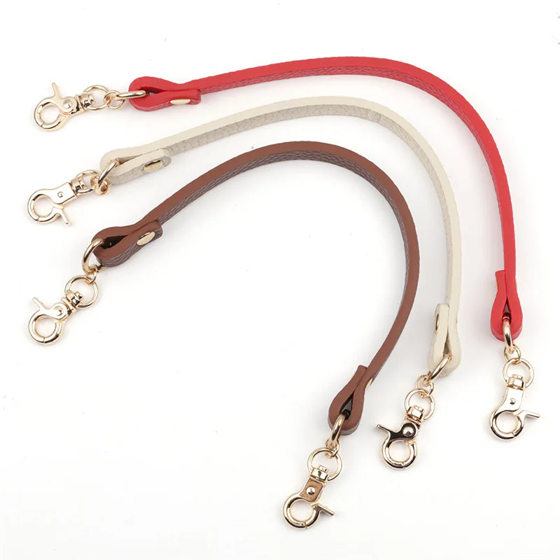 30cm Short PU Leather Handbag Strap Bag Handles DIY Replacement Purse Handle for Handbag Belts Strap Bag Accessories