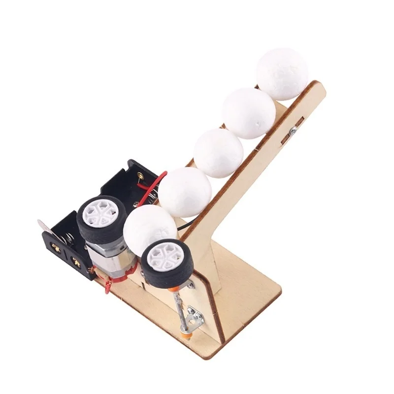 

Automatic Ball Serve Machine DIY Toys Electronics Education Self Assembly Kit For Science DIY Kits Child Scientific Toy