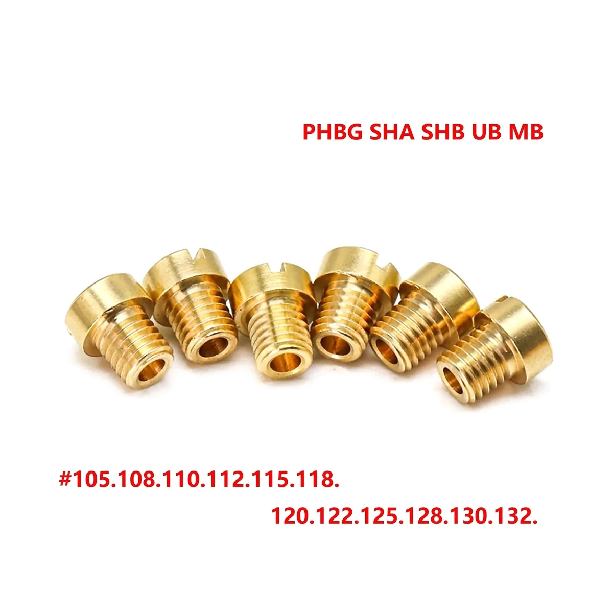 12 шт. 5 мм Φ для Mikuni Vm22 Vm24 Vm26 125 150 основные струи 105-132