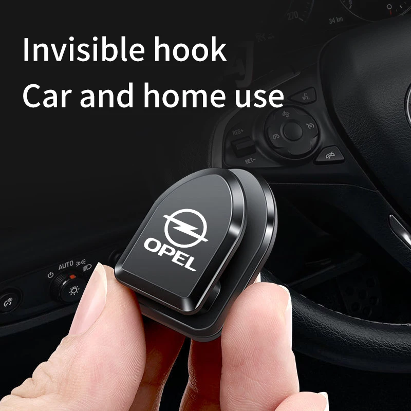 

2/4pcs ABS Car Small Hooks Hanger Organizer Accessories For Opel Astra Insignia Corsa Zafira Meriva Mokka Vivaro Vectra Antara