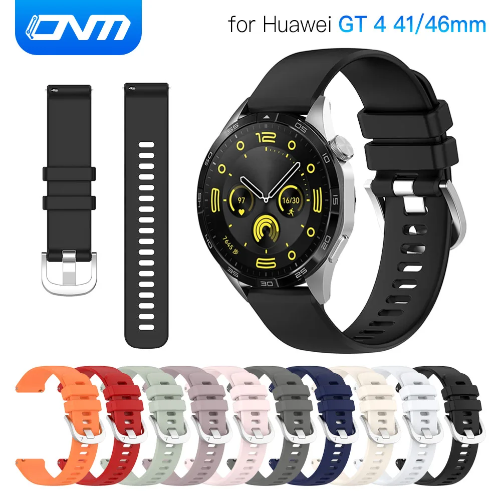 

18 мм 22 мм ремешок для часов Huawei GT4 GT 4 41 мм 46 мм сменный Браслет ремешок для Huawei GT3 Pro GT2 3 2 Аксессуары для браслетов