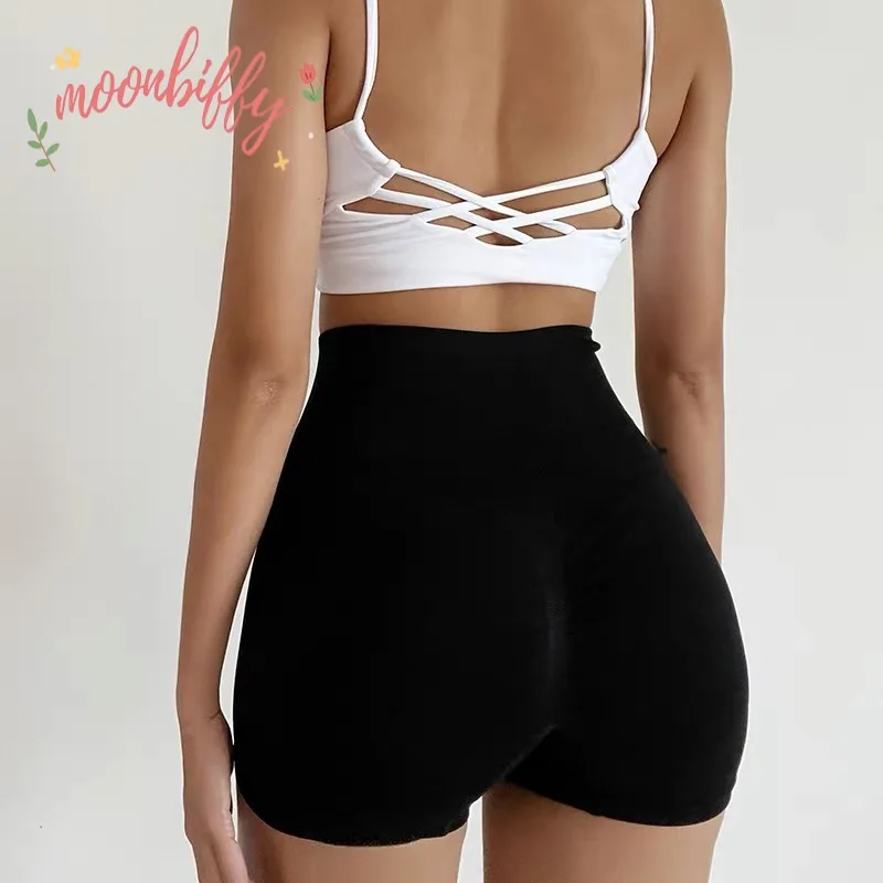 

Женские шорты для йоги, бесшовные тренировочные спортивные шорты с эффектом пуш-ап для фитнеса, Повседневные Шорты Для контроля живота, велосипедные шорты для спортзала, женские брюки